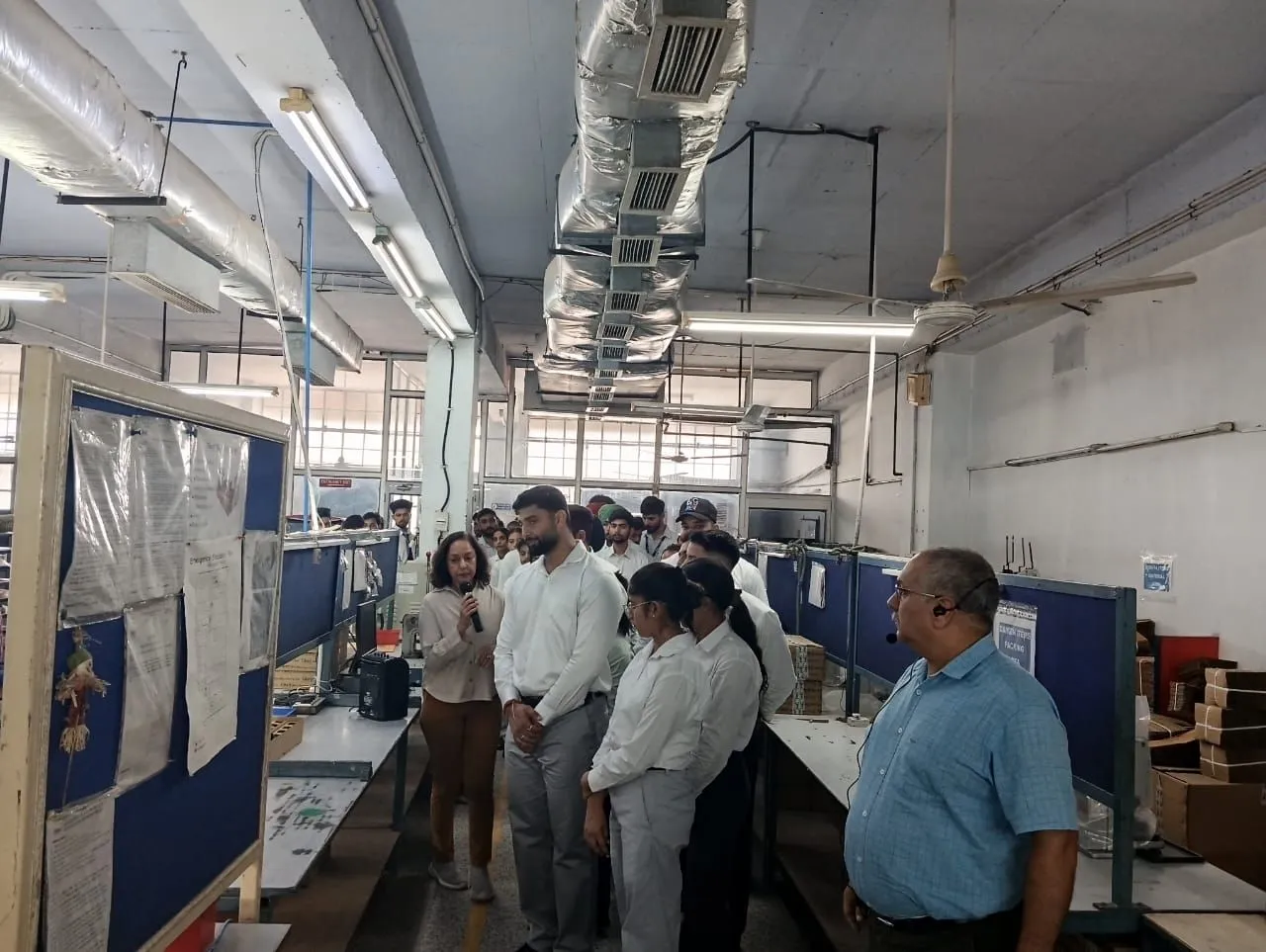 The students of USMS visited Gilard Electronics Pvt. Ltd., gaining insights into manufacturing, quality control, and management practices, interacting with experts, and experiencing valuable industry exposure bridging academic and practical learning.(13/10/2025)