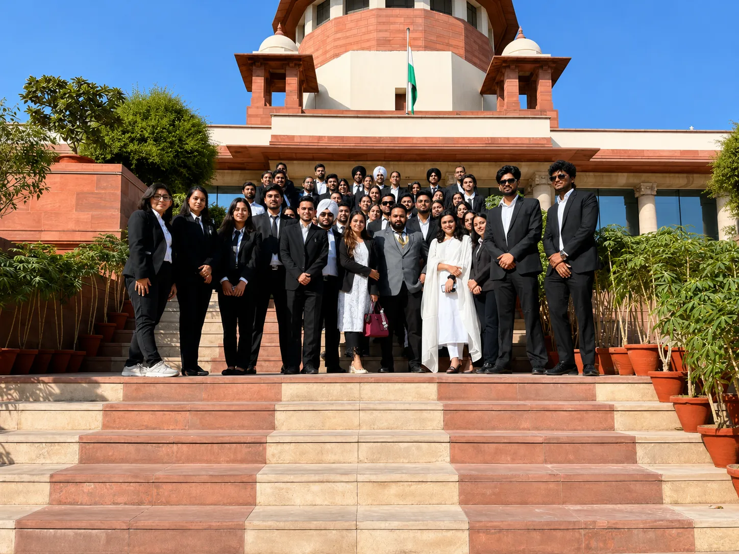 SUPREME COURT VISIT - The Supreme Court visit offered students valuable insight into the functioning of the Indian judicial system and court proceedings. It enhanced their practical understanding of constitutional law, advocacy, and the administration of justice at the highest level.