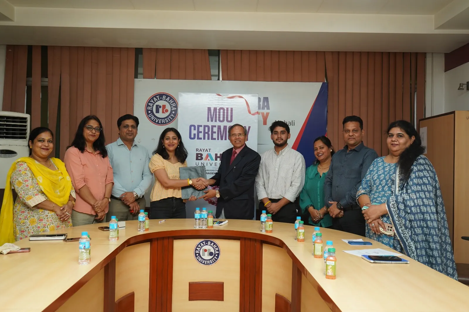 On 04 June 2026, the University School of Management Studies (USMS), Rayat Bahra University, signed a Memorandum of Understanding (MoU) with Offshore Marketers to strengthen industry-academia collaboration, creating enhanced opportunities for internships, experiential learning, industry interactions, and skill development for management students.